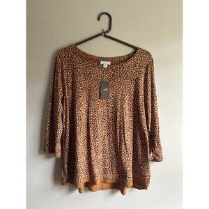 Size M J.Jill high-low top NWT